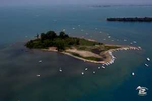 Gull Island, North Lake St. Clair, Michigan