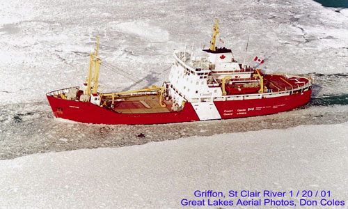 Canadian Coast Guard Griffon In Ice 
