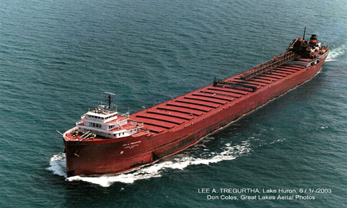 Great Lakes Ship,Lee A. Tregurtha 