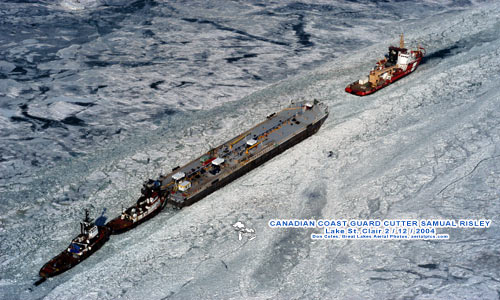 Canadian Coast Guard Samuel Risley In Ice 