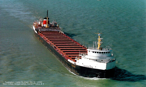 Great Lakes Ship,Teakglen 
