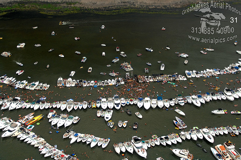 Muscamoot Bay, Raft-Off 2015, Lake St. Clair, Michigan