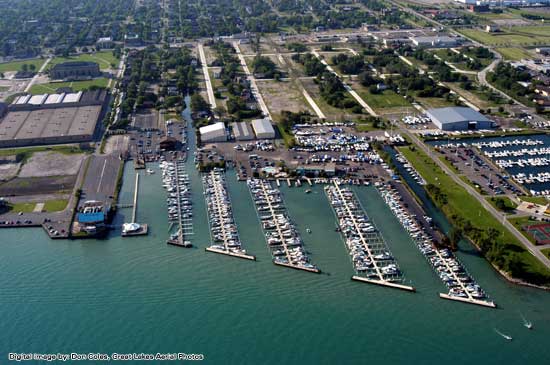 Kean's Yacht Harbor, Detroit River, Michigan